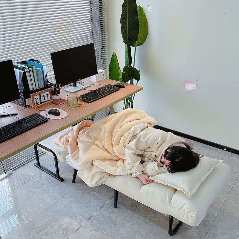 午休折叠沙发床办公室可坐可躺午睡神器一体两用电脑椅子折叠躺椅