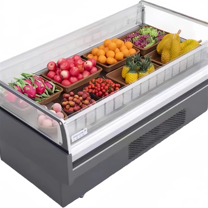 超市水果保鲜柜风冷商用卧式果蔬冷藏展示柜果切风幕柜敞开式冰柜