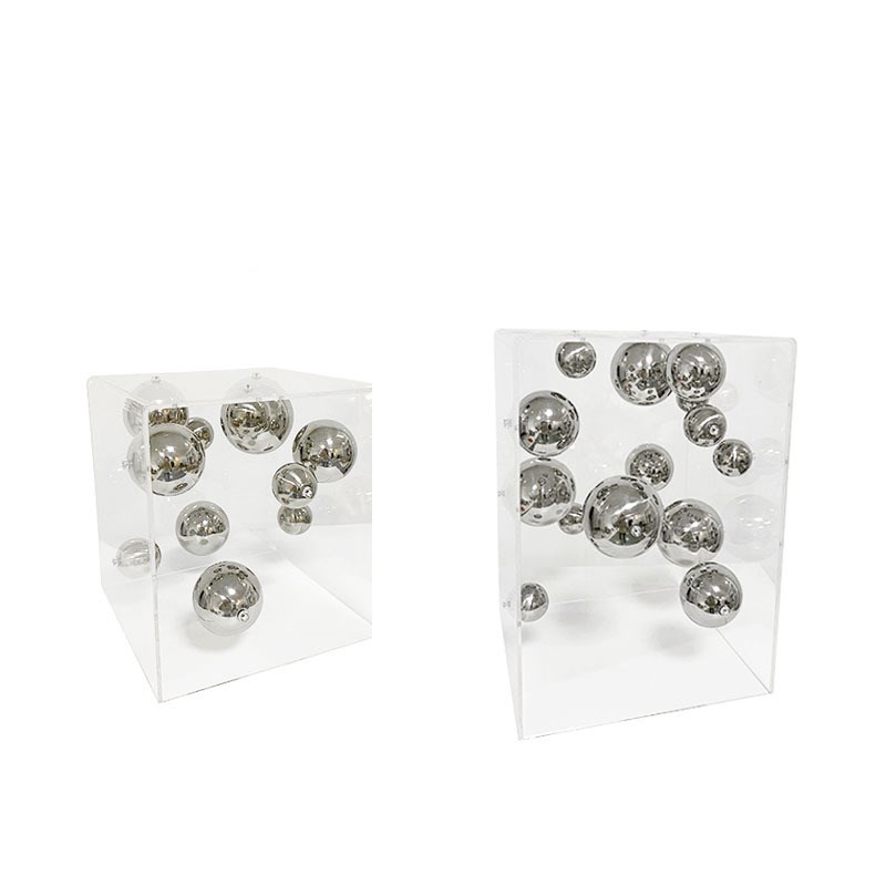 星球摆件简约现代亚克力金属软装饰品样板房间客厅书架桌面摆设