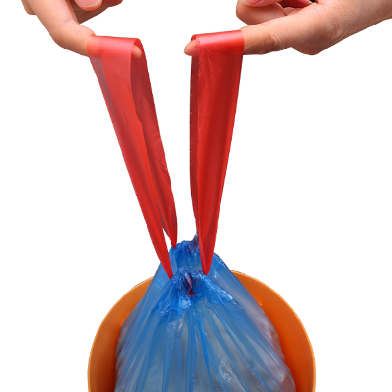 特大号垃圾桶专用自动收口垃圾袋加厚家用手提式抽绳厨房穿绳防漏