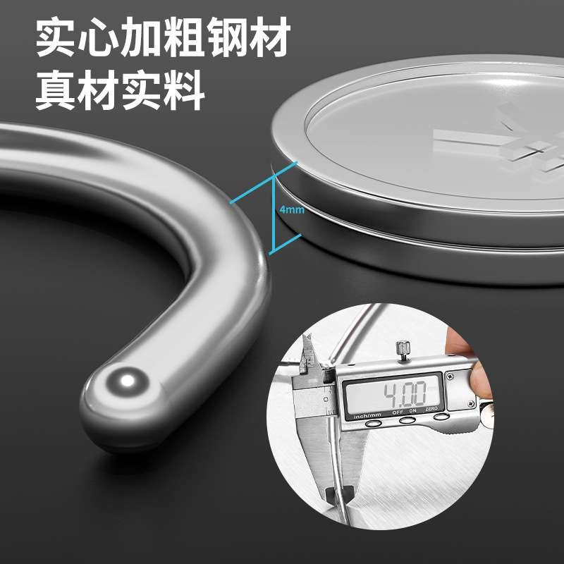 304不锈钢衣架4mm特粗加粗实心无痕晾衣架子成人衣架家用衣架子