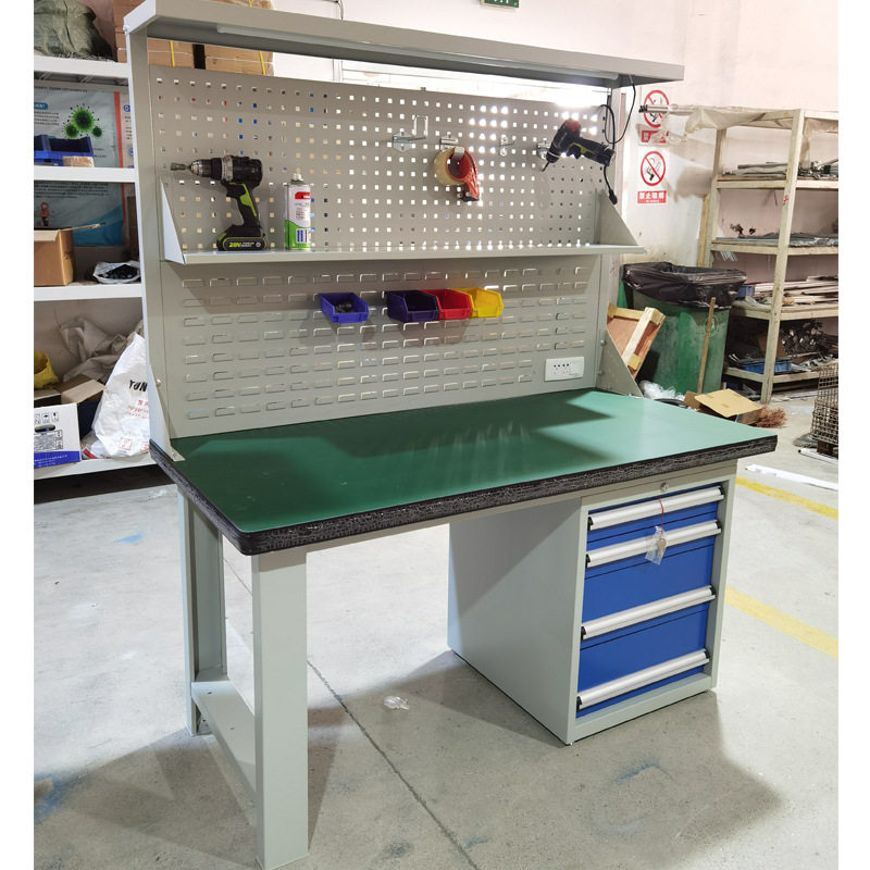 重型钳工工作台工业维修装配台防静电工具操作台车间设备维修