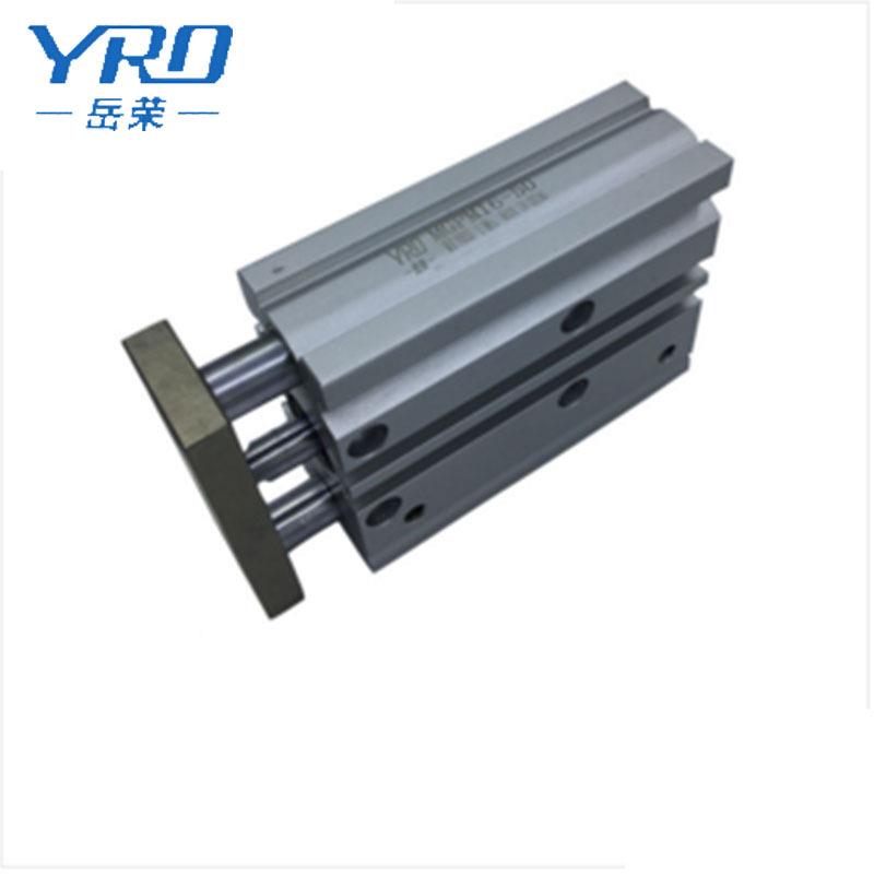 岳荣带导杆气缸MGPM63-10-20-30三杆三轴气缸MGPL63-40-50-75-100