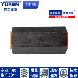 油研款单向阀止回阀 油压直通管式逆止阀CIT-06 02 04 03 08 10