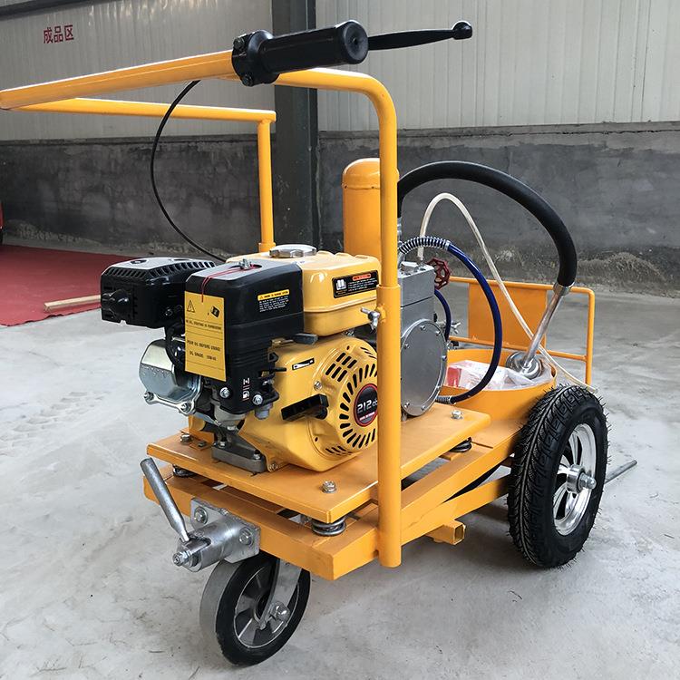 道路标线划线机 小型冷喷划线机 操场跑道划线车