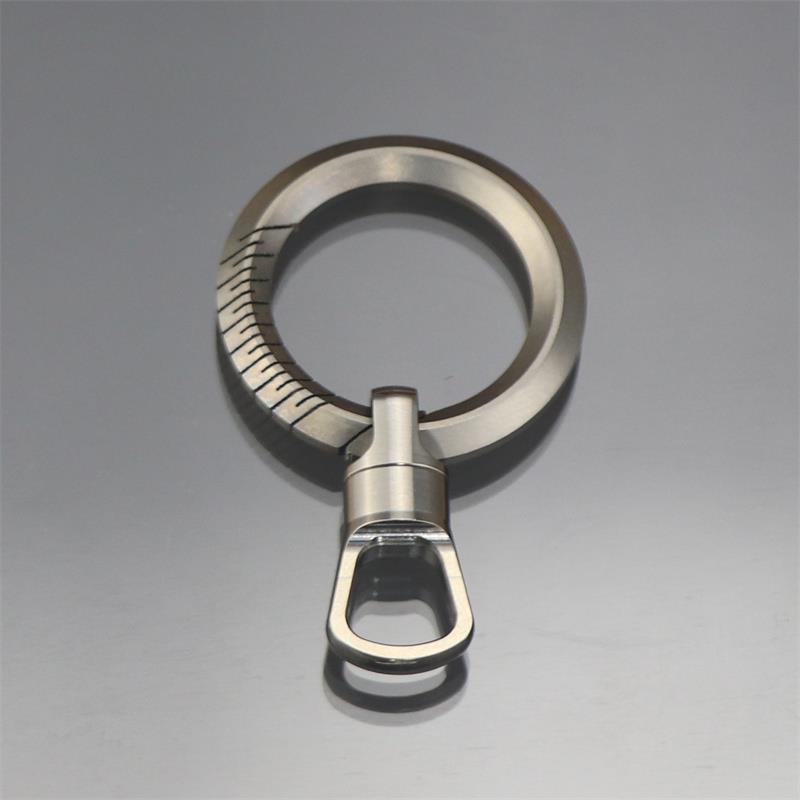 钛合金迷你可旋转挂扣钥匙扣随身便携汽车锁匙扣连接扣环万向扣
