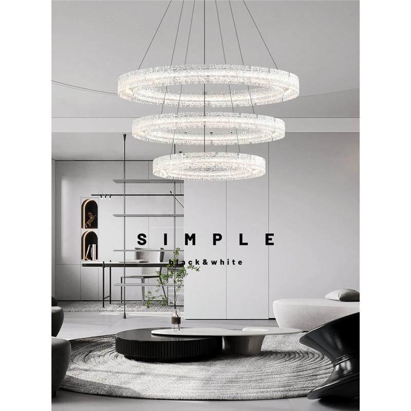 意式极简树脂客厅吊灯现代简约全铜新款设计师创意高端大厅卧室灯