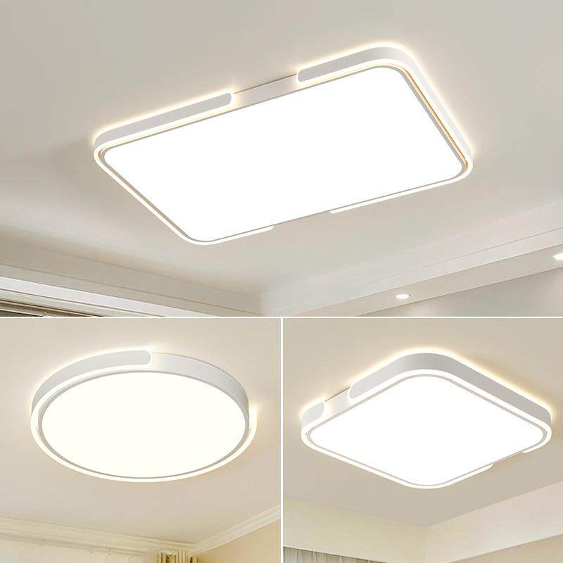 现代简约书房餐厅灯北欧极简客厅灯卧室吸顶灯2025新款奶油风灯具