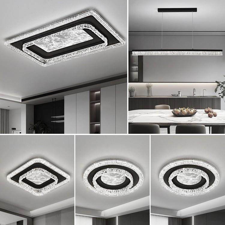 客厅灯2025新款意式轻奢感大气大厅主灯餐厅主卧室组合吸顶灯