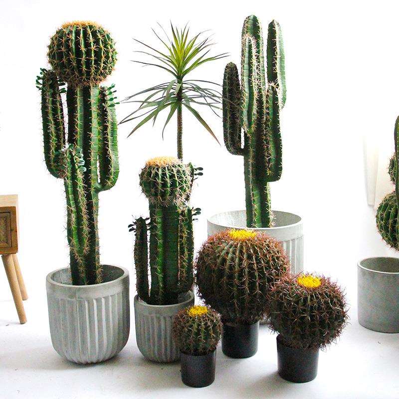 仿真量天尺仙人掌假仙人柱热带沙漠绿植大型绿植落地装饰盆栽摆件