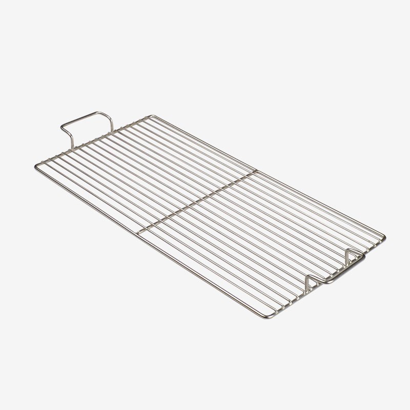 烧烤网不锈钢材质长方形户外带把手网片家用条形网格片铁丝烤肉网