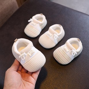 子春秋季 1岁步前鞋 6到12个月软底不掉鞋 新生儿 男女宝宝鞋 婴儿鞋