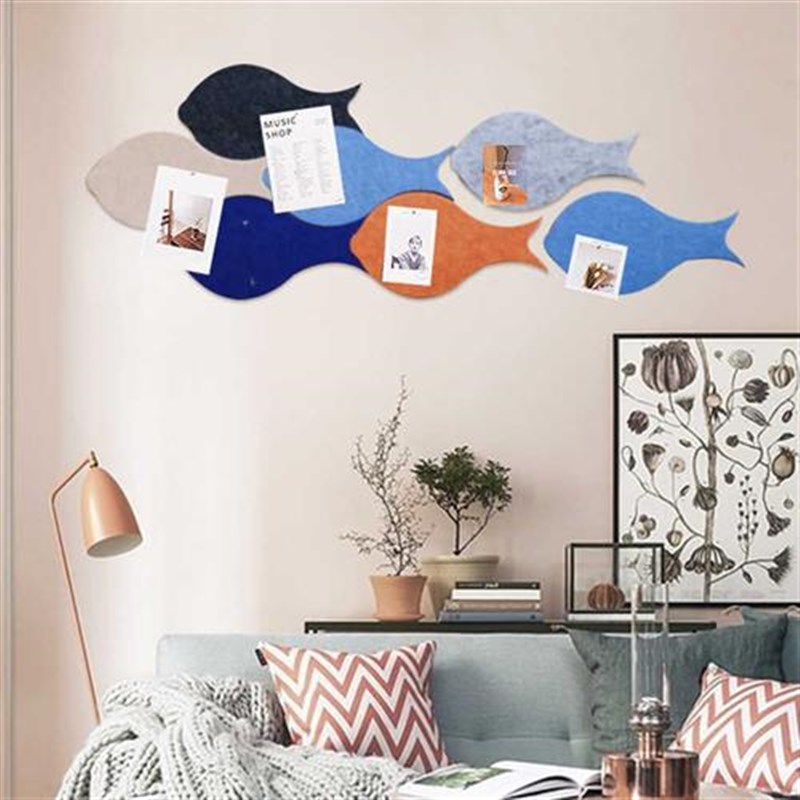 定制幼儿园展示板毛毡板公告栏留言板墙贴图钉板软木60*90