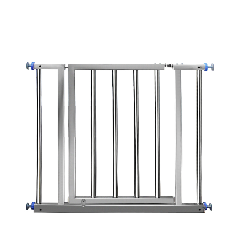儿童防护栏婴儿楼梯口安全门栏阳台宠物围栏不锈钢隔离门栏免打孔