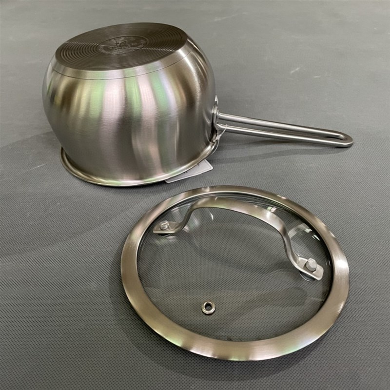 自用!平价好品质单柄煮锅 加厚复底全钢不锈钢奶锅多用锅