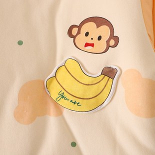 婴儿棉袄棉裤 秋冬男女宝宝夹棉保暖分体两件套肩扣护肚棉衣 套装