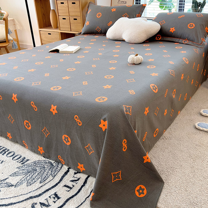 现货磨毛床单单件棉加厚宿舍单人被单枕套三件套双人加大炕单