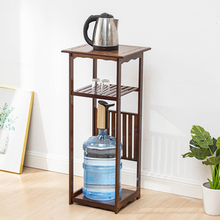 新品【加高】楠竹放水桶茶杯架子桶装水抽M水器饮水机压水器置物