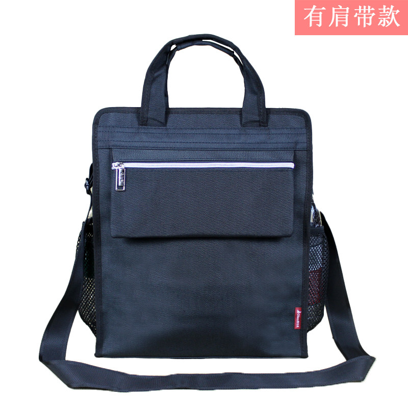 男女大容量商务手提袋帆布拉链文件袋A4资料袋学生补习袋书袋定制