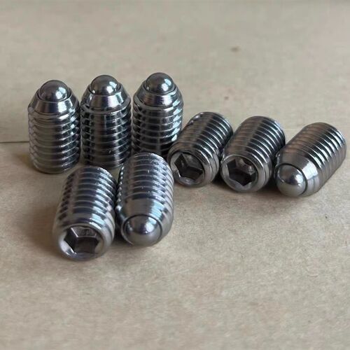 304不锈钢M10m细牙内六角波珠幼牙定位弹簧球头柱塞波仔机米螺丝