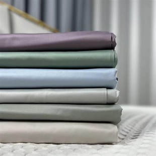 稀有好货!1400根埃及棉床单枕套件套 高端全棉贡缎 厚重结实双人