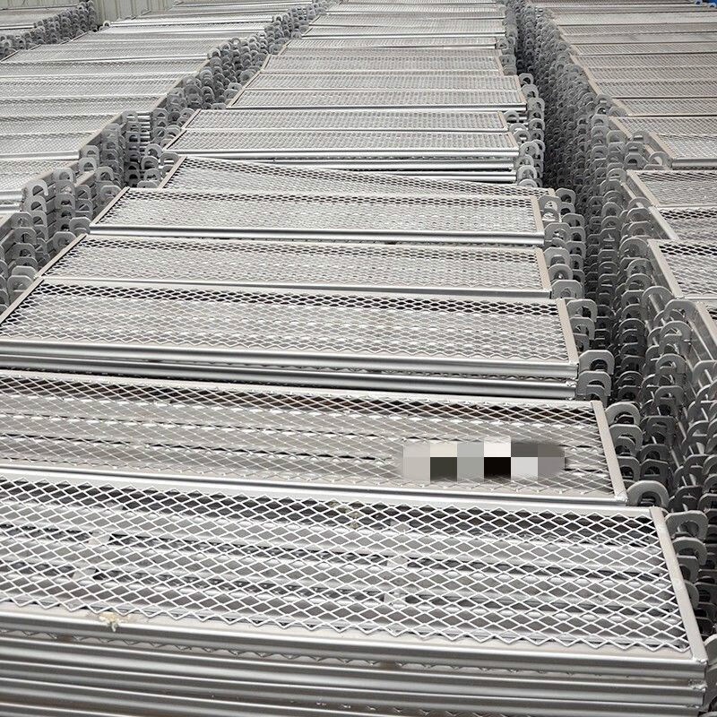 脚手架踏板三根档加厚脚踏板活动架台板脚手架配件钢板踏板