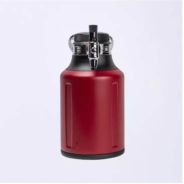 GrowlerWerks uKeg Go啤酒可乐碳酸饮料便携不锈钢啤酒桶保温壶