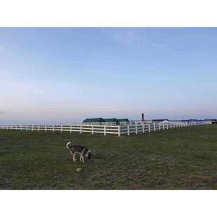 厂家直销马场护栏跑马场围栏牧场围栏PVC护栏