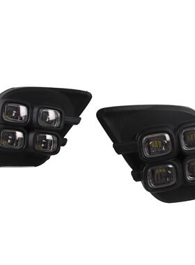 2015+海拉克斯Revo新款vigo改装双色四眼LED雾灯日行灯总成