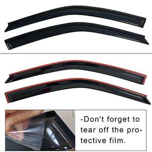 适用大众VW T5 2005-2015 MULTIVAN 晴雨挡侧窗导流板雨眉加厚