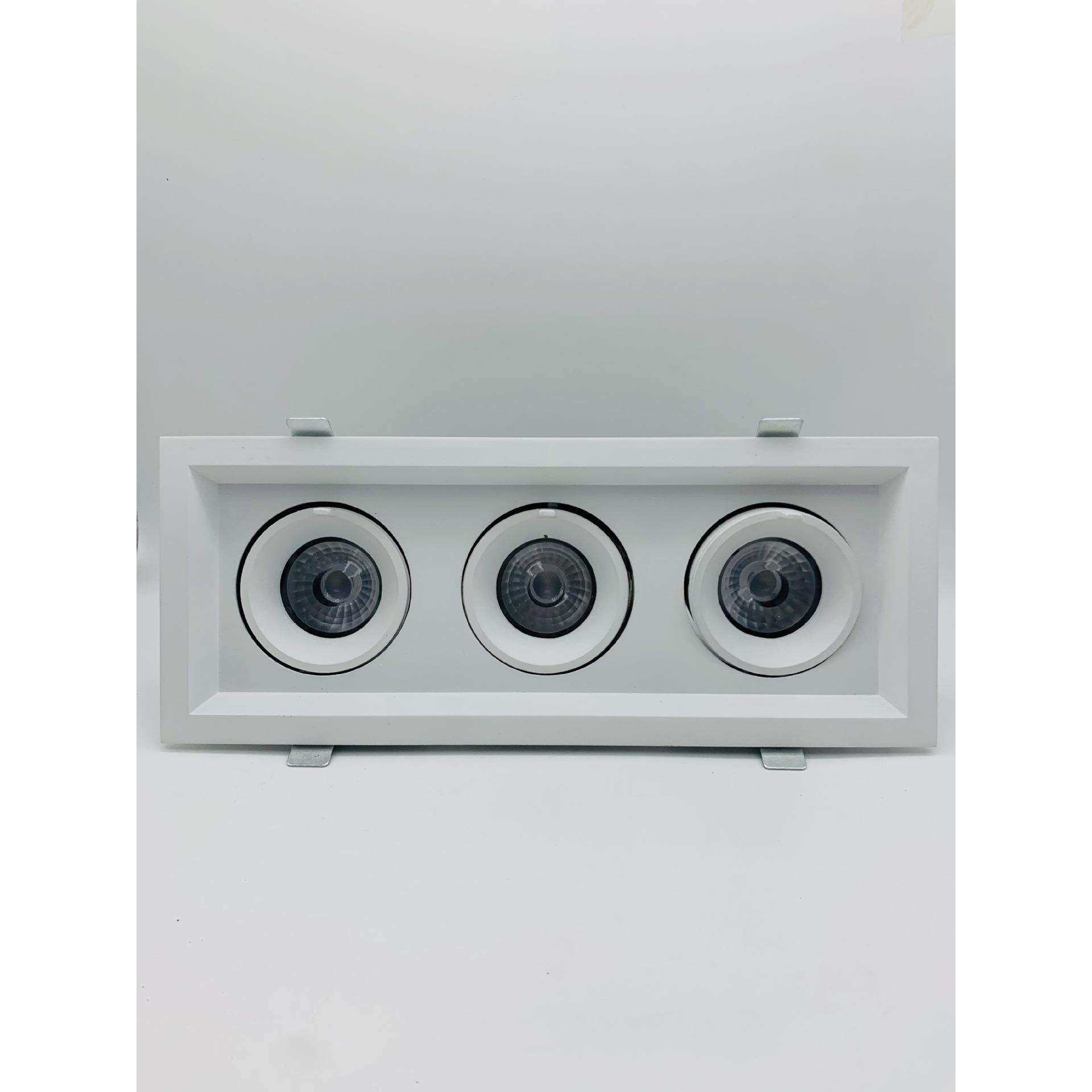 三头象鼻灯 3*15W象鼻灯外壳套件 方形象鼻灯外壳 高端斗胆灯