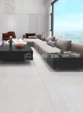 广东750x1500大板亮光大理石瓷砖客厅地砖防滑浅灰色全瓷附录G砖