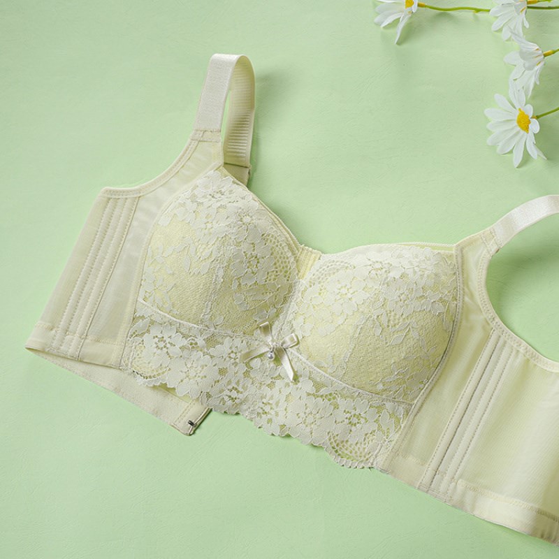 2025夏季新款大胸显小内衣女薄款文胸无钢圈收副乳显胸小全包胸罩