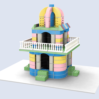 小小泥瓦匠儿童建筑师搭造砌盖房子屋玩具仿真迷你砖块diy男礼物