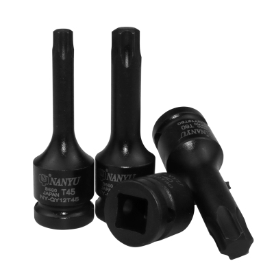 花型内六角压批套筒 电动扳手六角批头套装气动内花角t45t50工具
