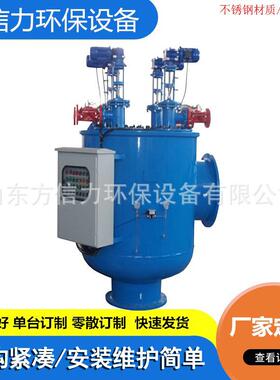 厂家直销全自动多芯反冲洗过滤器多柱式多滤元除污器自动清洗