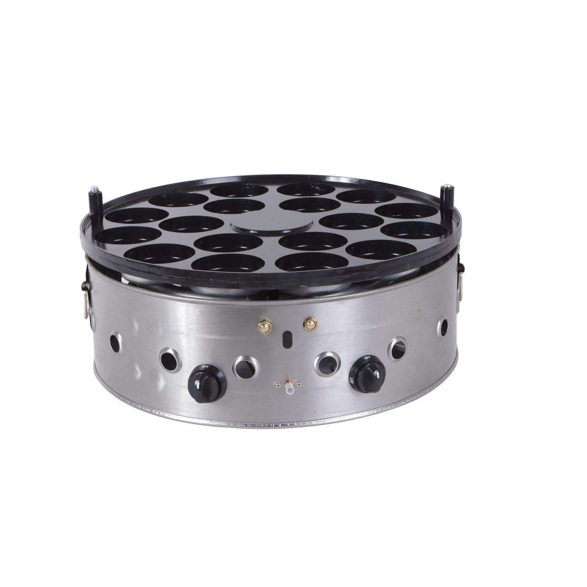 HB-2红豆饼机 Red Bean cake maker 电子打火18 22 26 32孔汉堡机