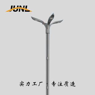 厂家供应LED市电路灯 双臂市政工程5米6米8米10米LED新农村路灯