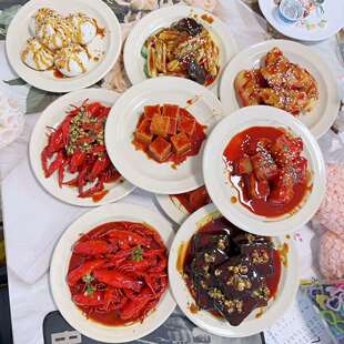 海鲜美食摆件仿真小龙虾模型假样品食物品假菜样板间展示拍摄道具