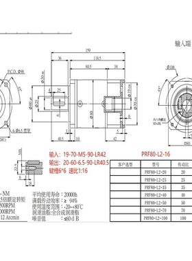 纽格尔行星减速机PRF80-L2-16-P2 PRF80-L2-30-P2