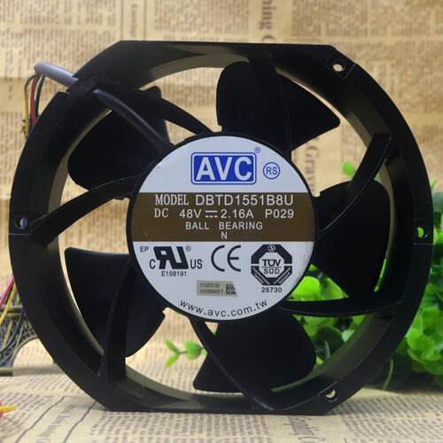 原装 奇宏 AVC DBTD1551B8U 48V 2.16A 大风量 四线pwm调速风扇