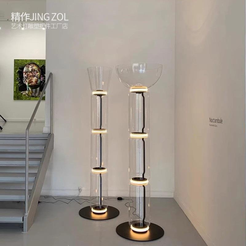 意大利Flos隧道落地灯客厅水晶米兰卧室玻璃现代简约Noctambule灯