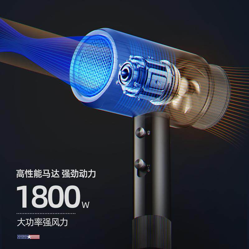 迈卡罗MC-BQ182电吹风机负离子大功率冷热风恒温吹风筒大风量速干