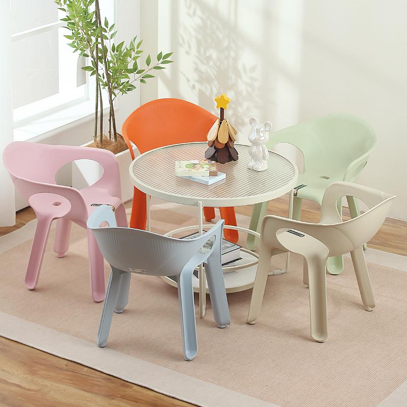 塑料小凳子加厚家用椅子凳儿童靠背椅成人茶几矮凳沙发桌椅家具