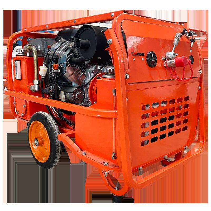 便携动力站户外抢修小型汽油柴油动力单元手推式移动液压动力泵站