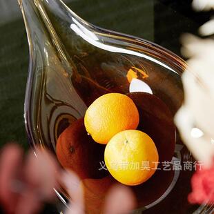 现代简约琥珀指南勺盘样板间家居软装饰品客厅茶几果盘摆件