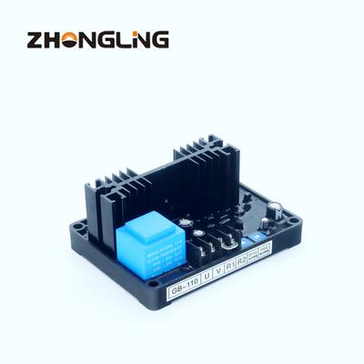 GB110柴油发电机配件自动电压调节器有刷发电机稳压板AVR大功率