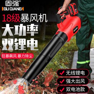 锂电叶暴充电树吹大功率吹风吹风机工业用鼓风机吹灰尘雪除尘强力