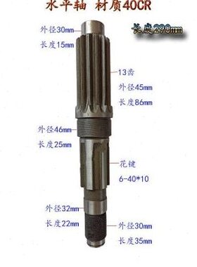配件433齿3250轴主轴Z1捷Z3箱摇臂钻中水平轴齿轮沈阳Z330床040