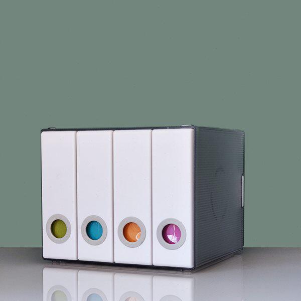 盒介帕莱德装CD9光盘家居盒儿童整理川6片碟片盒收纳盒大容量蓝光